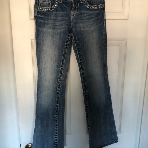 Miss Me studded jeans boot cut jeans - Picture 1 of 6